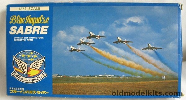 Hasegawa 1/72 F-86 Sabre Blue Impulse - Aerobatic Team Special Issue, BI-02-350 plastic model kit